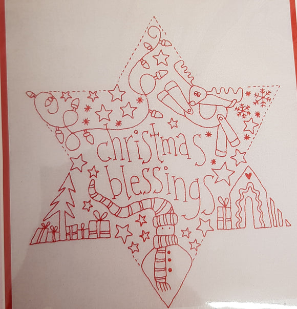 Christmas blessings star