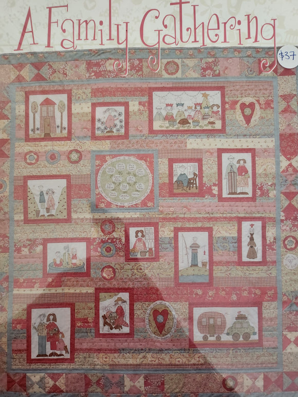 A family gathering quilt pattern.