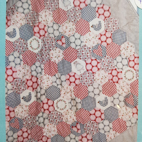 Pretty little hexies quilt