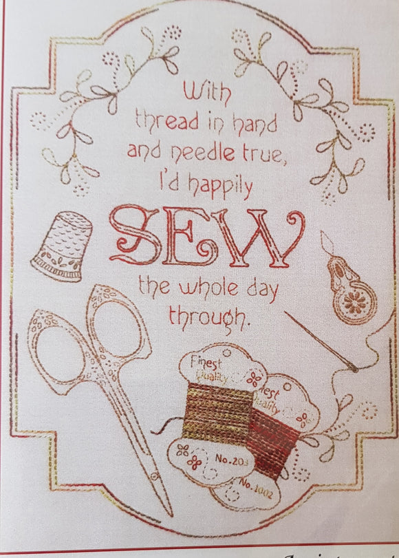With thread in Hand