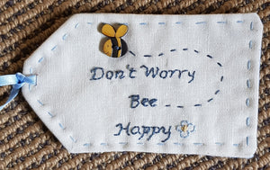 Bee happy gift tags