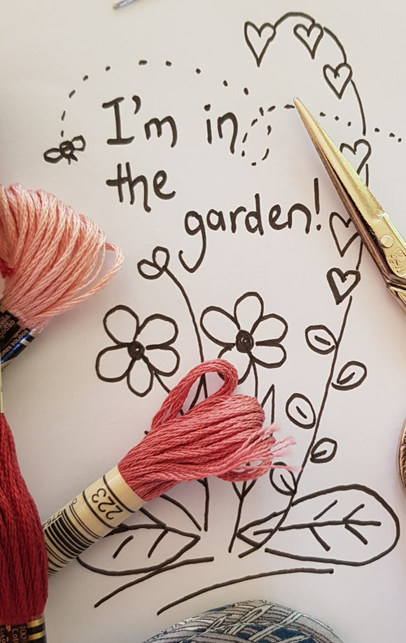 Gone fishing and I'm in the garden!