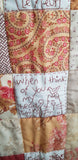 Redwork Friendship Quilt