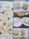 Tea time table runner and mug rugs
